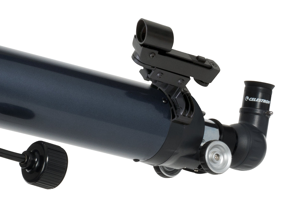 Celestron AstroMaster 80EQ Teleskop 80mm mit Motor + Adapter