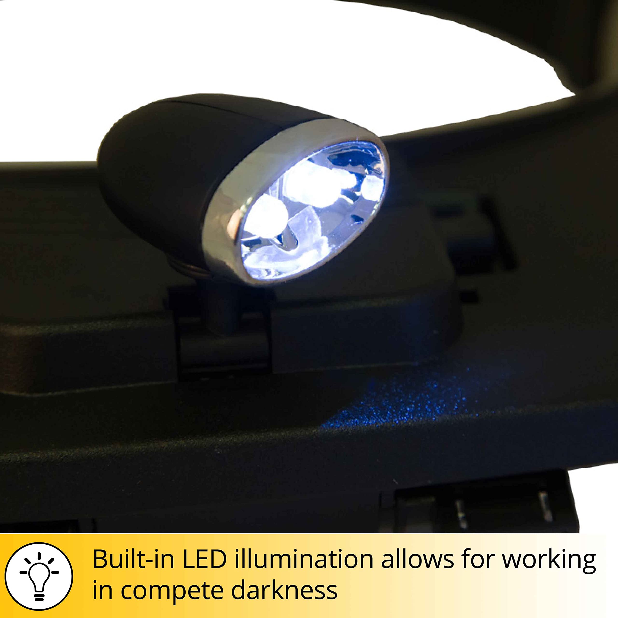 Levenhuk Zeno Vizor H3 Kopflupe LED 1,2-3,5X
