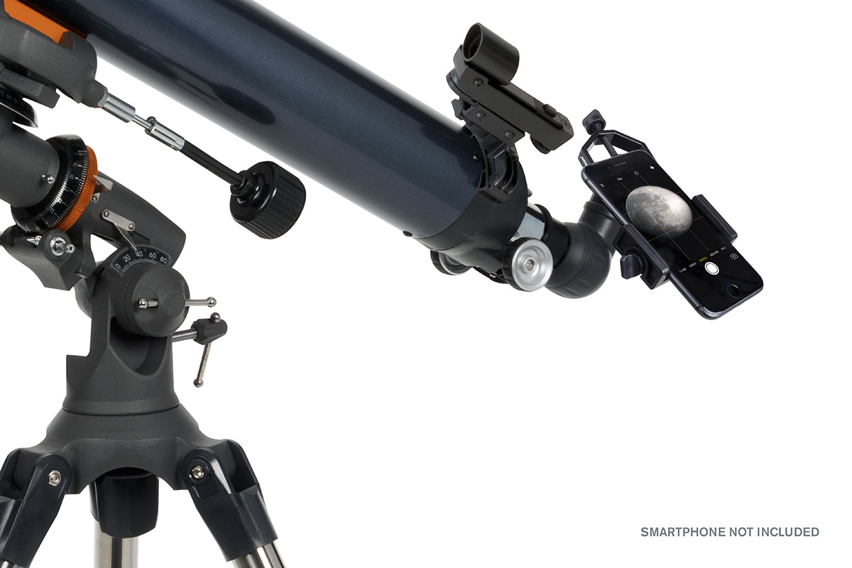 Celestron AstroMaster 80EQ Teleskop 80mm mit Motor + Adapter