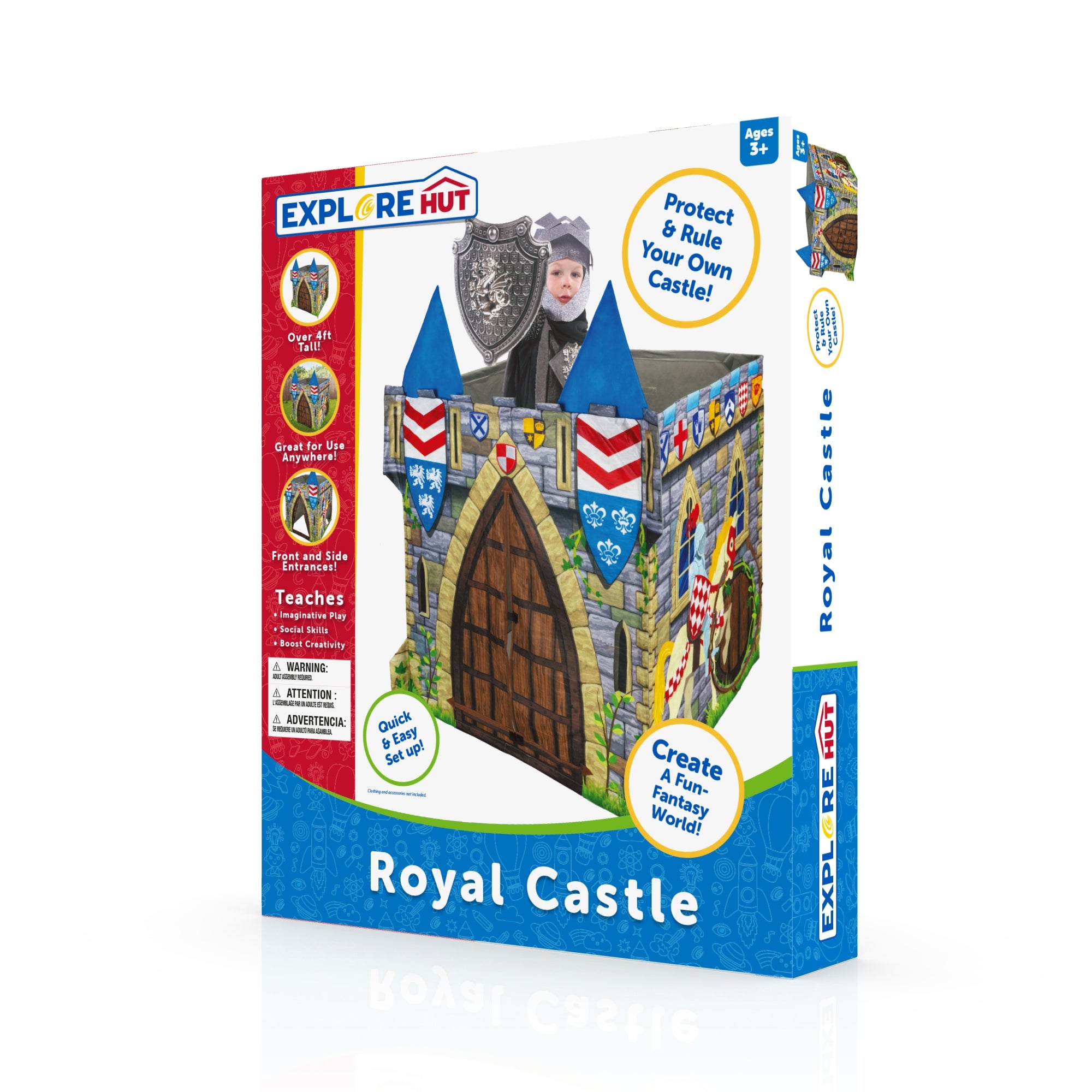 Explore Hut Royal Castle Spielzelt Burg ab 3 Jahren