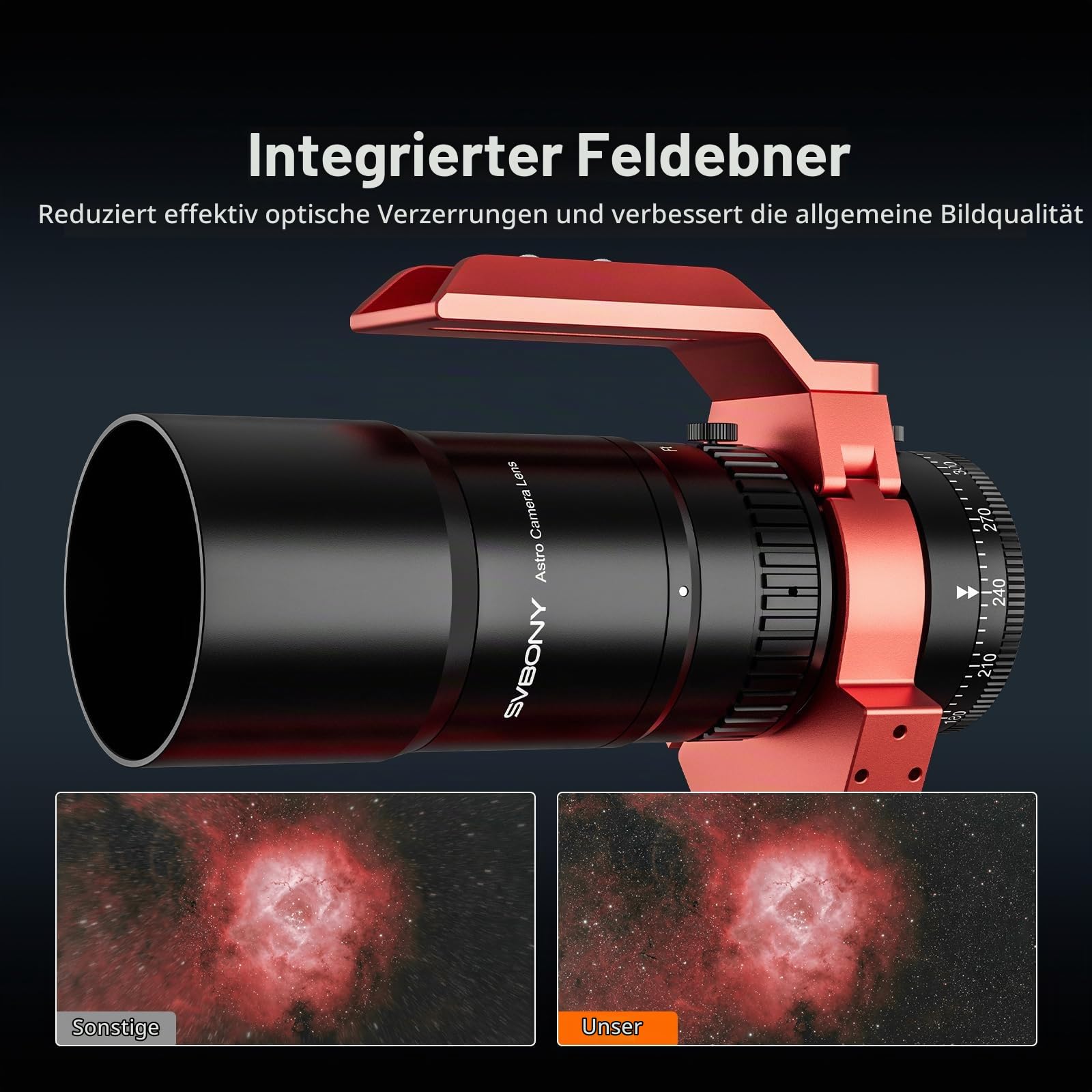 SVBONY SV545 203mm f/4,5 Petzval APO Teleskop Refraktor