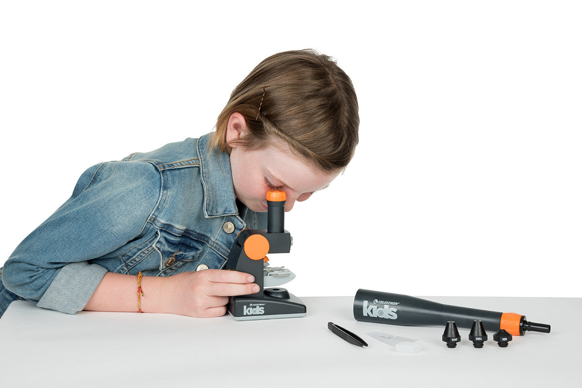Celestron Kids Mikroskop Set 2-in-1 Teleskop 10x
