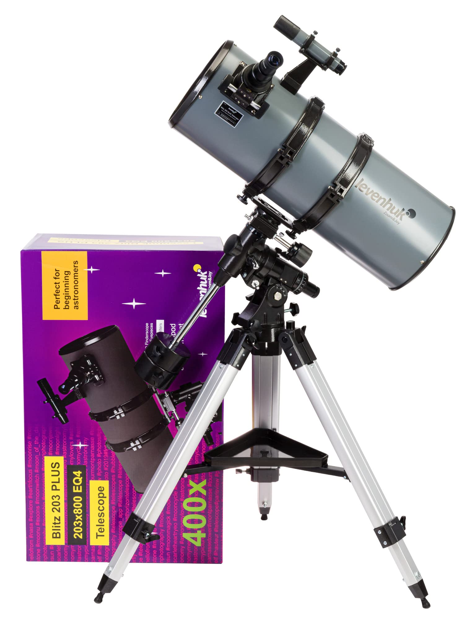 Levenhuk Blitz 203 Plus Newton Spiegelteleskop 203/800
