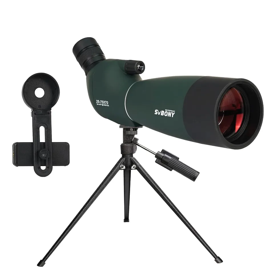 Svbony SV28PLUS Spektiv 25-75x70 HD Grün Vogel
