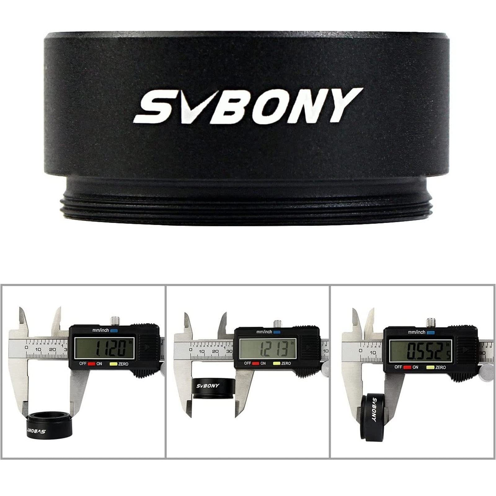 SVBONY 0,5x Barlowlinse 1,25 Zoll Focal Reducer Kürzere Belichtung