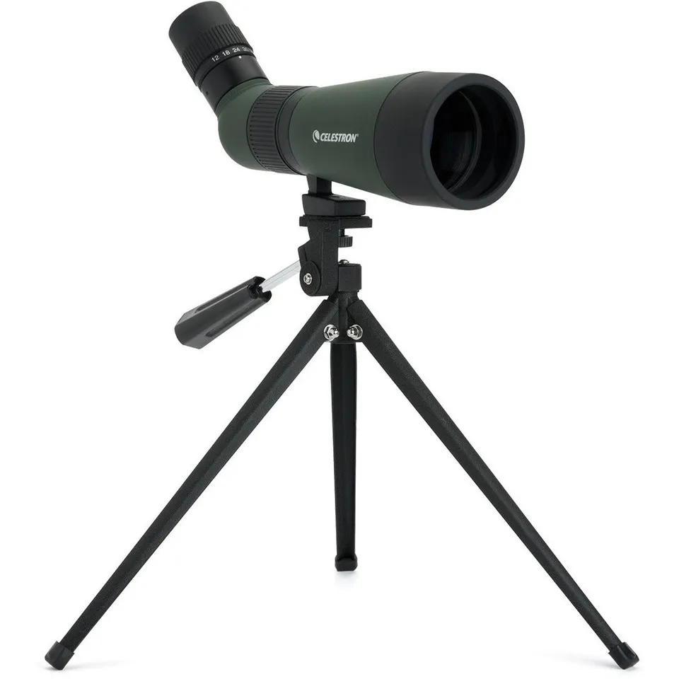 Celestron LandScout 12-36x60 Spektiv gewinkelt mit Stativ