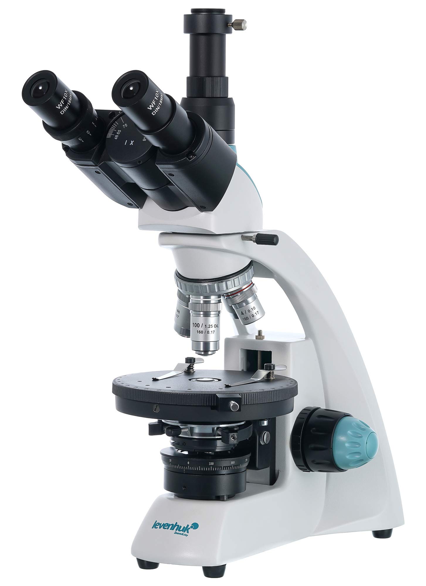 Levenhuk 500T POL Mikroskop 40-1000x polarisiert LED