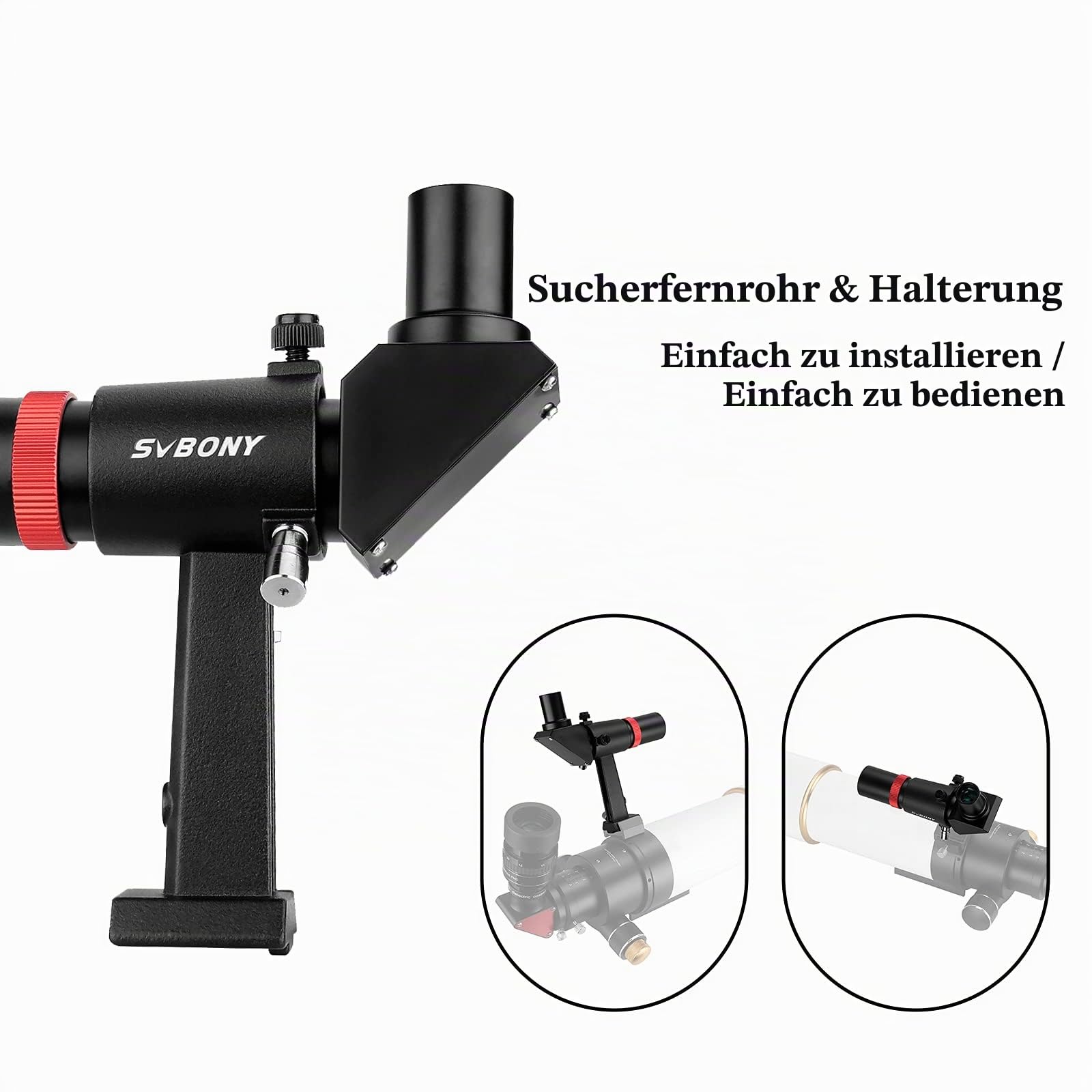 SVBONY SV182 6x30 Sucherfernrohr 90° mit Halterung