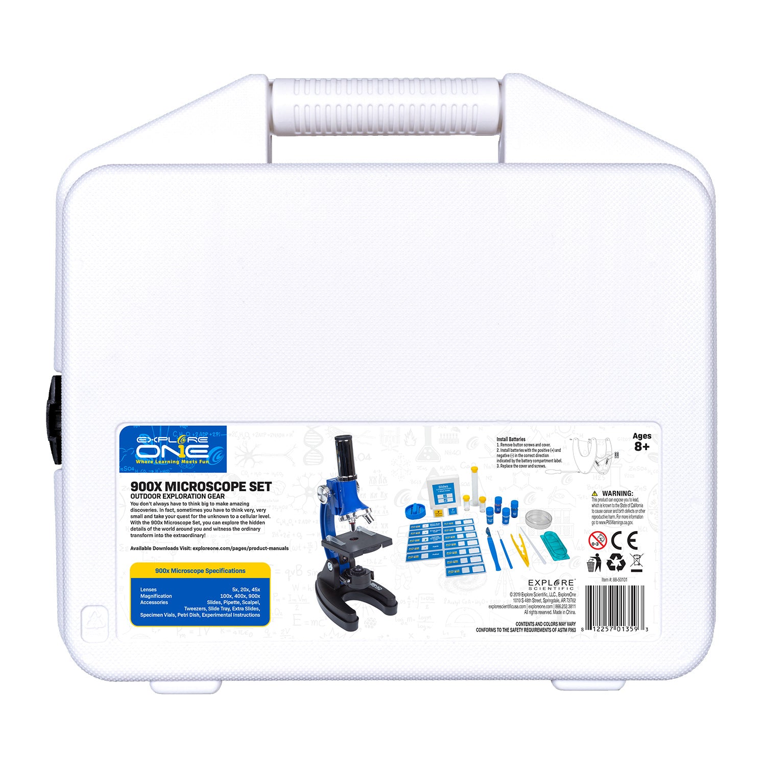 Explore One 900x Mikroskop Set 45-teilig mit Koffer