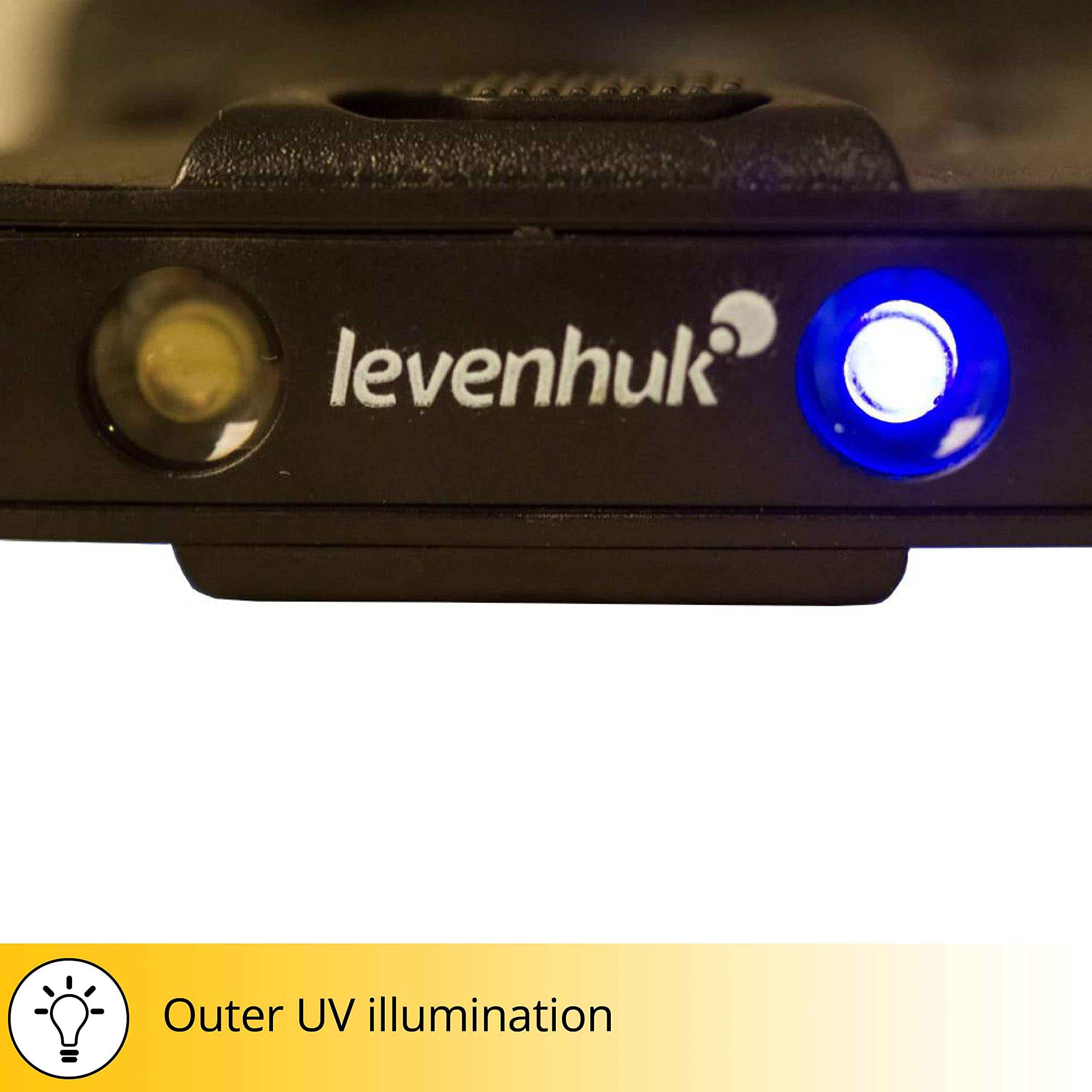 Levenhuk Zeno Gem M13 Taschenlupe LED UV Metall