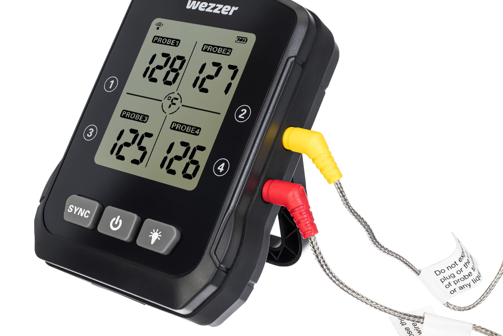 Levenhuk Wezzer Cook MT90 Grillthermometer App 4 Fühler