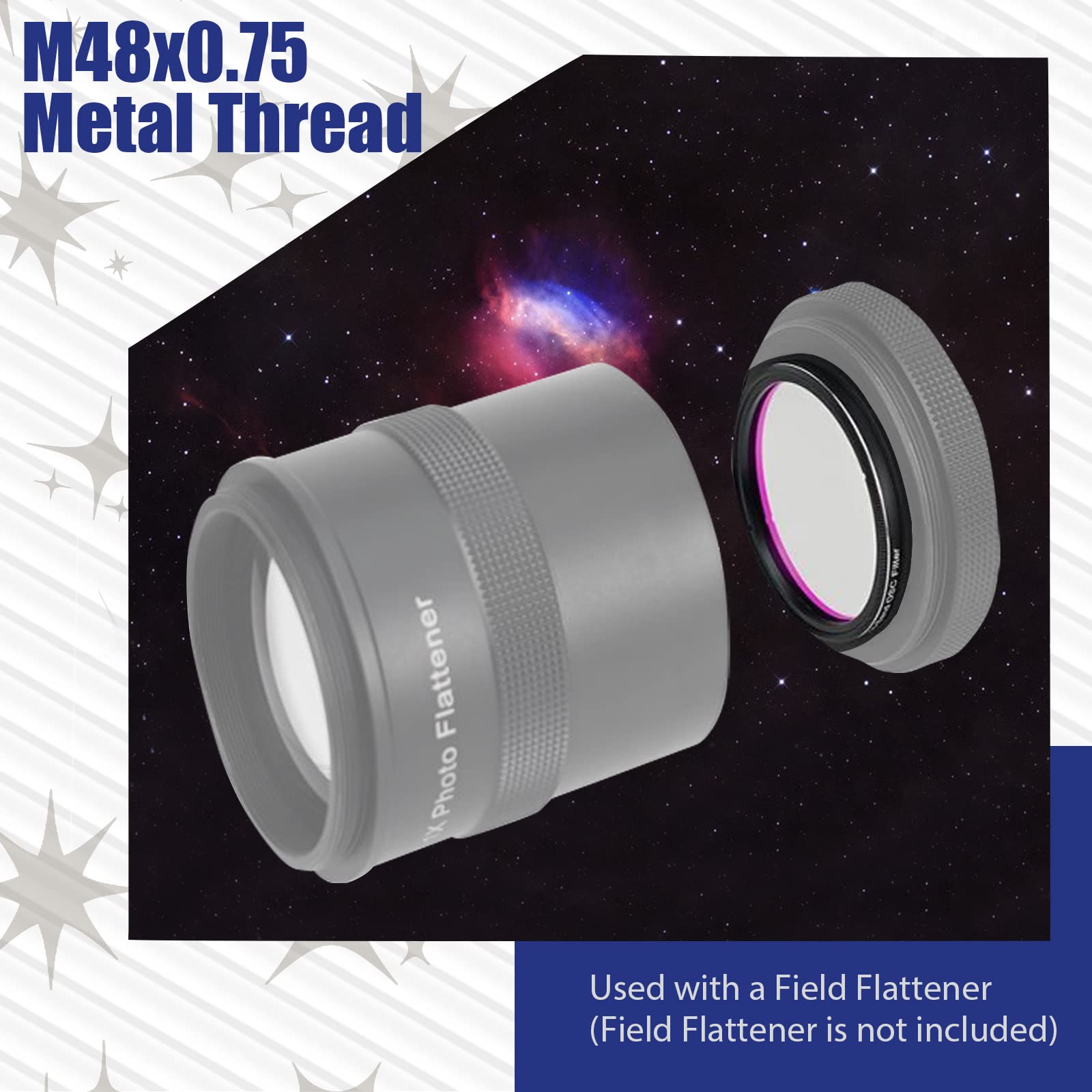 SVBONY SV220 Dual Filter 7nm 2" H-Alpha OIII