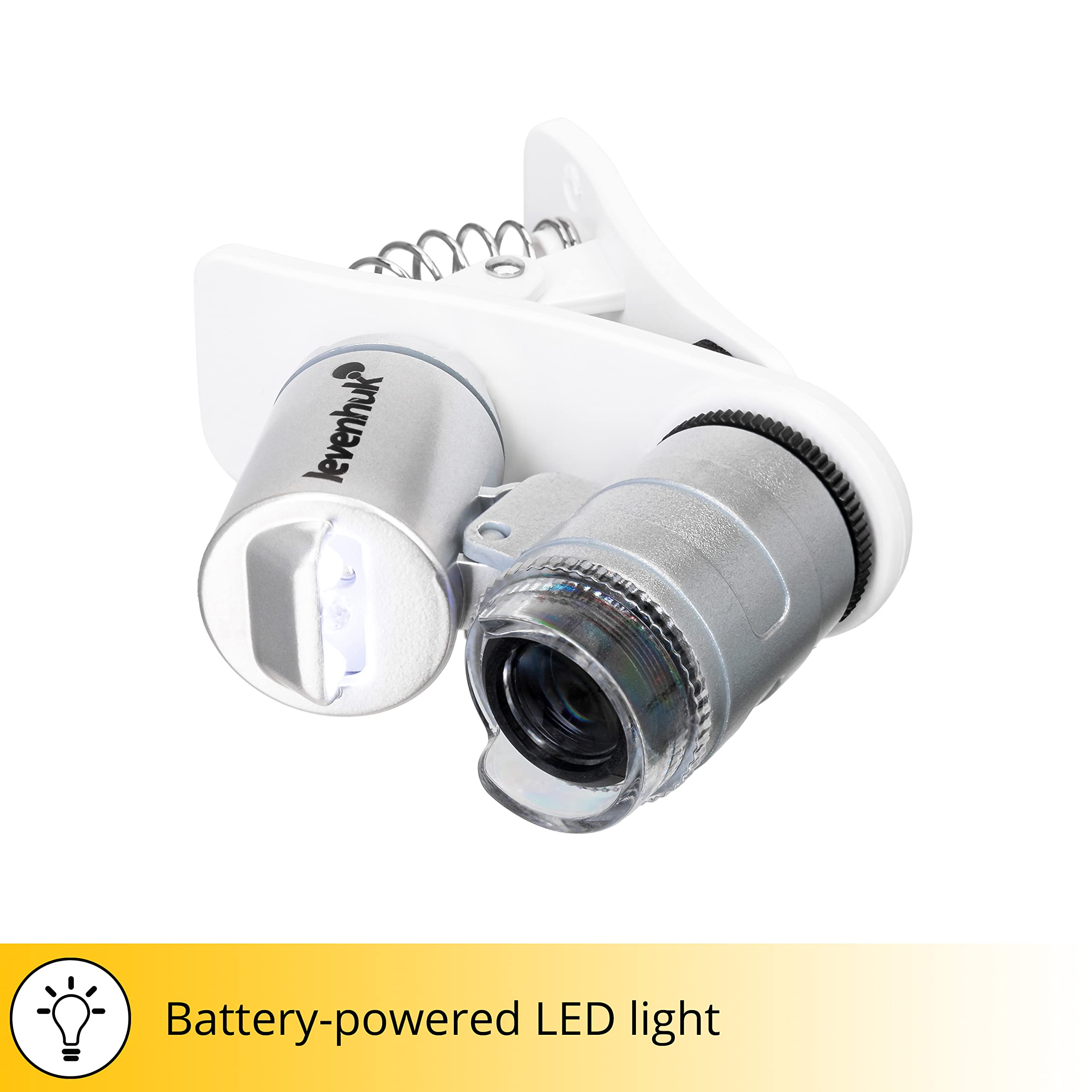 Levenhuk Zeno Cash ZC4 Mikroskop 60x LED UV Clip
