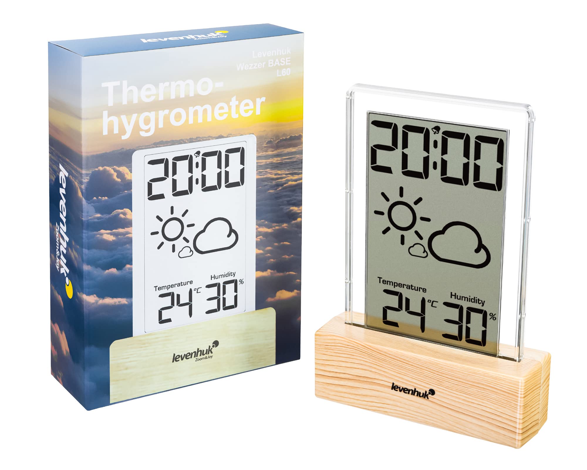 Levenhuk Wezzer Base L60 Thermohygrometer mit Uhr