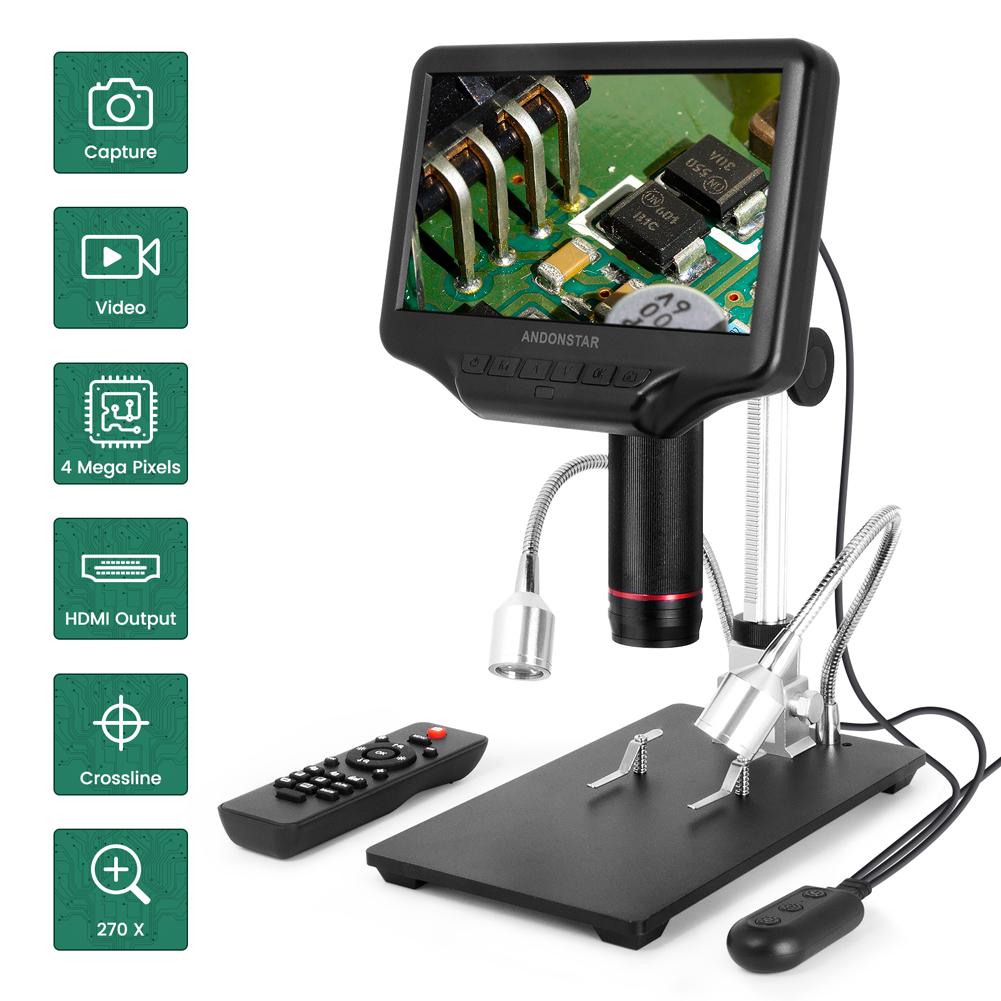 Andonstar AD407 Digitalmikroskop 7 Zoll HDMI 270x UHD