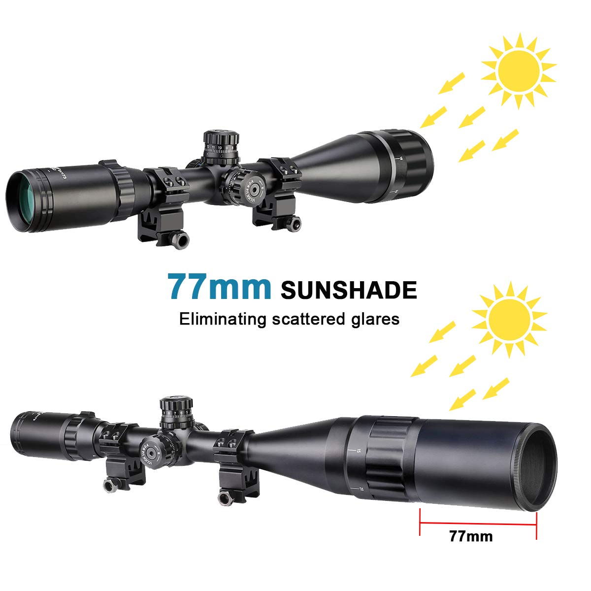 SVBONY SV173 Zielfernrohr 4-16x50 AO Mil-Dot beleuchtet