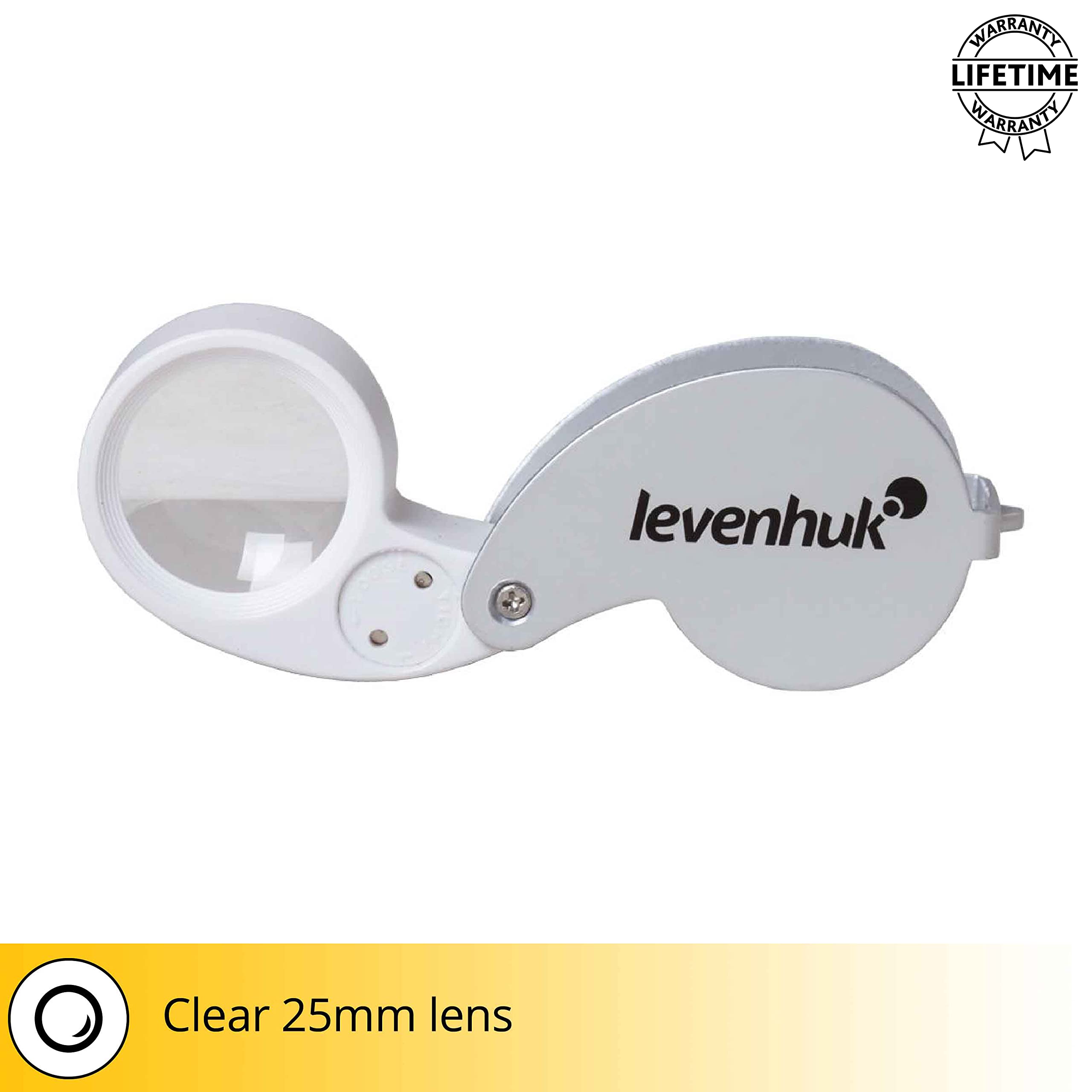 Levenhuk Zeno Gem M5 Faltlupe LED 40x Metall