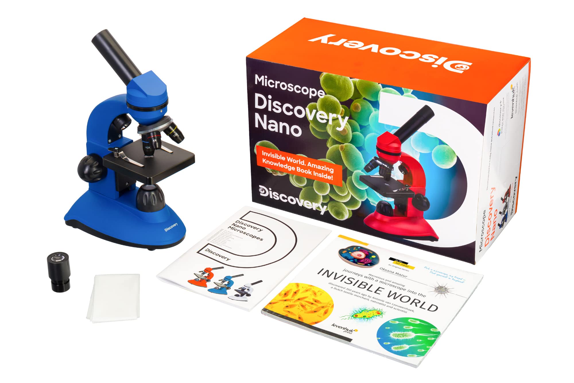 Levenhuk Discovery Nano Gravity Mikroskop 40-400x Englisch