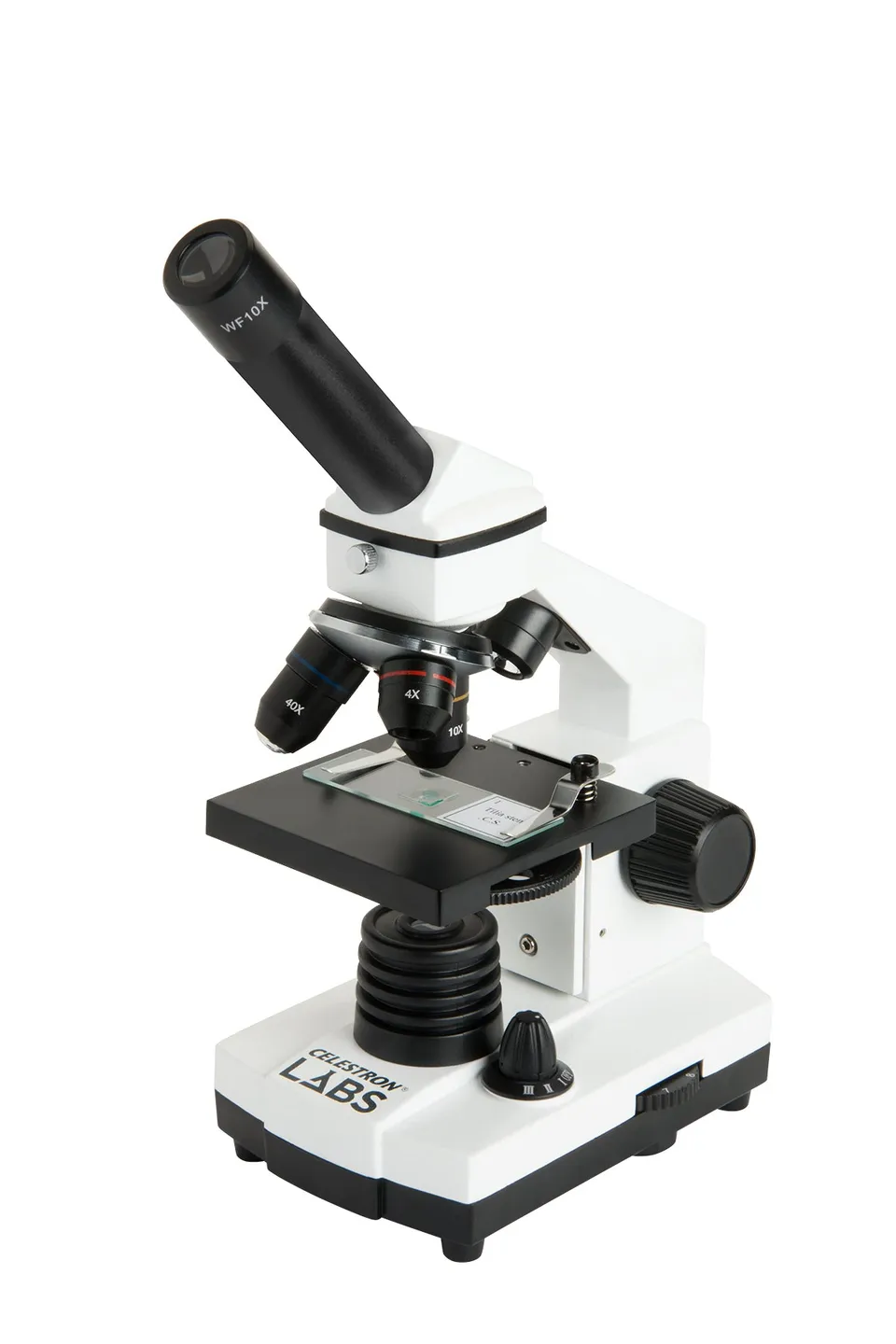 Celestron Labs CM400 Durchlichtmikroskop 40-400x LED