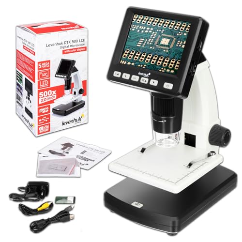Levenhuk DTX 500 LCD Digitalmikroskop 20-500x 3,5 Zoll