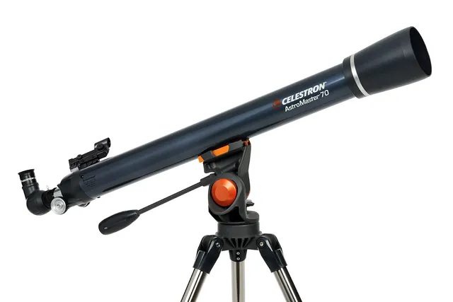 Celestron AstroMaster 70AZ Teleskop gebraucht 70mm + Handyadapter