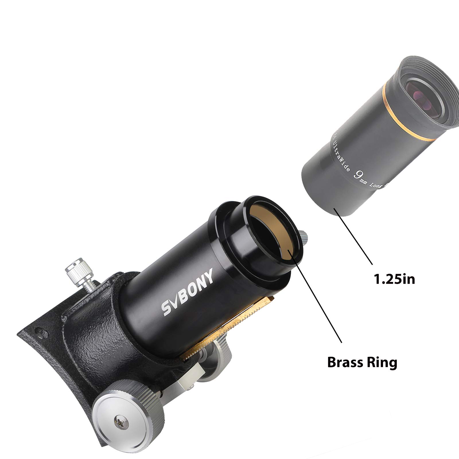 SVBONY SV181 Okularauszug 1,25 Zoll 65mm Fokussierweg