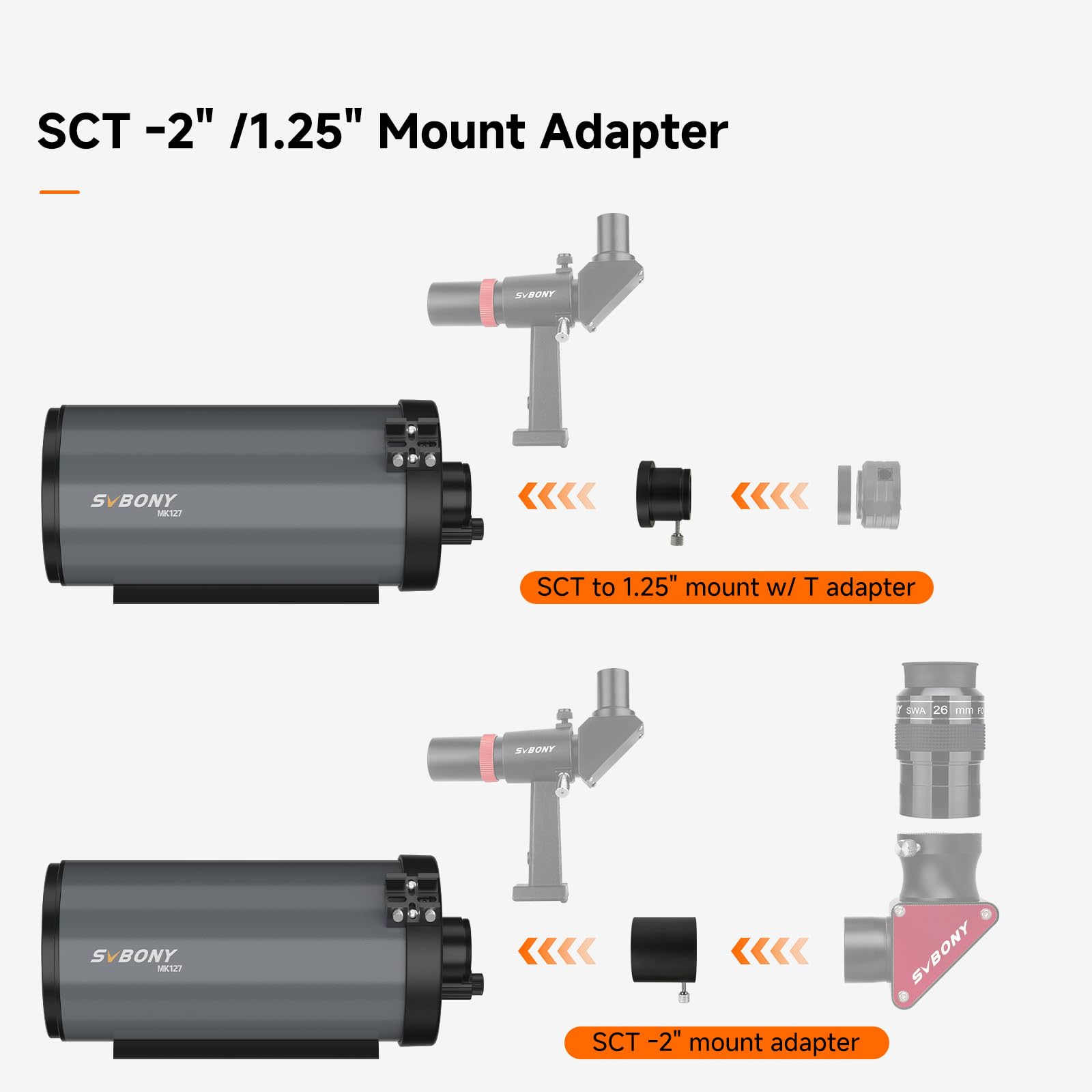 SVBONY MK127 Teleskop 127 mm Maksutov-Cassegrain OTA