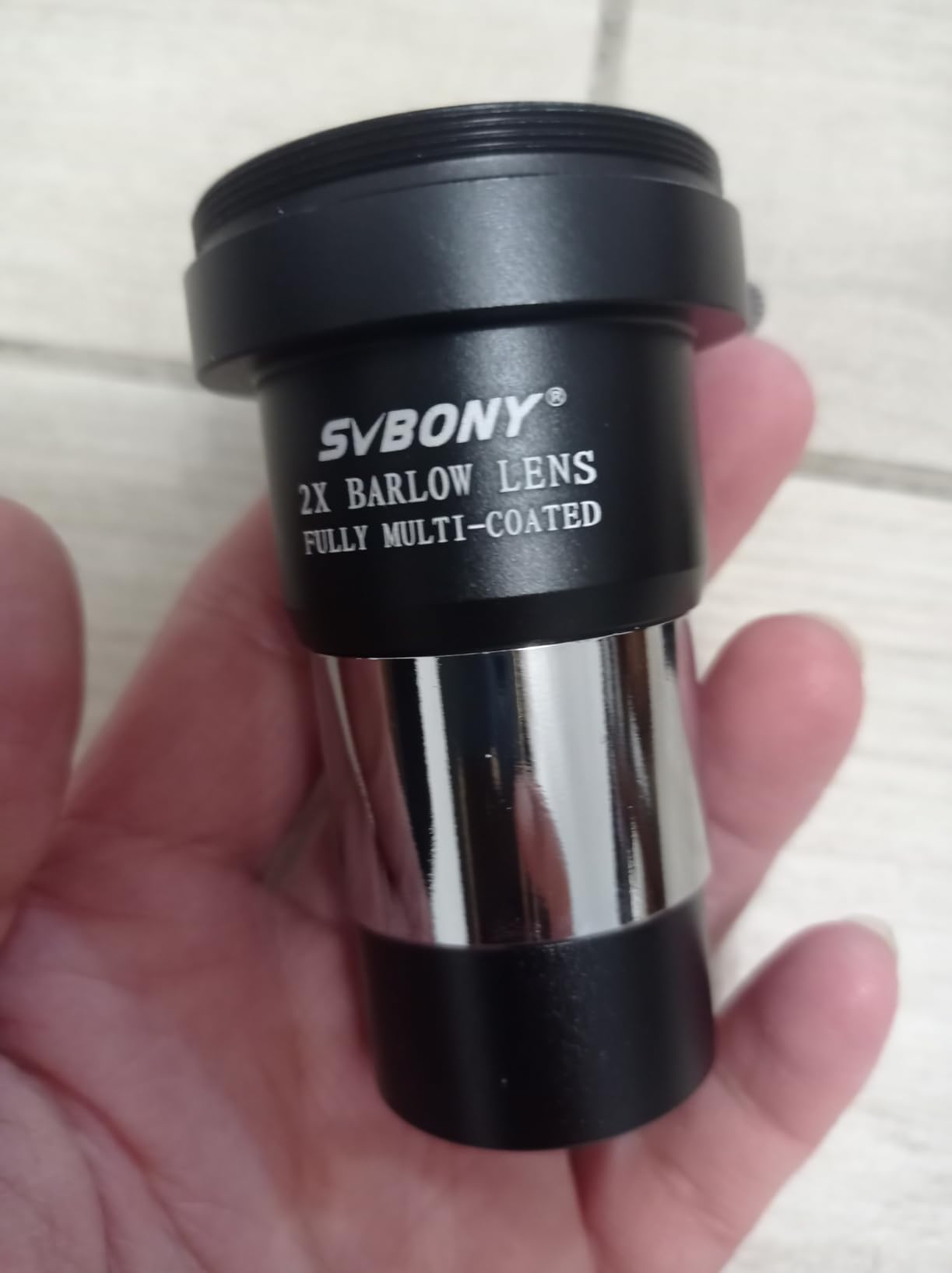 SVBONY Okular Kit 1,25" 4/10/23mm 62° + Barlow 2x