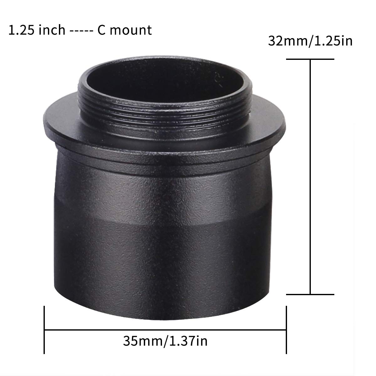 SVBONY SV163 Adapter 1,25 Zoll C-Mount Kameraadapter Filtergewinde