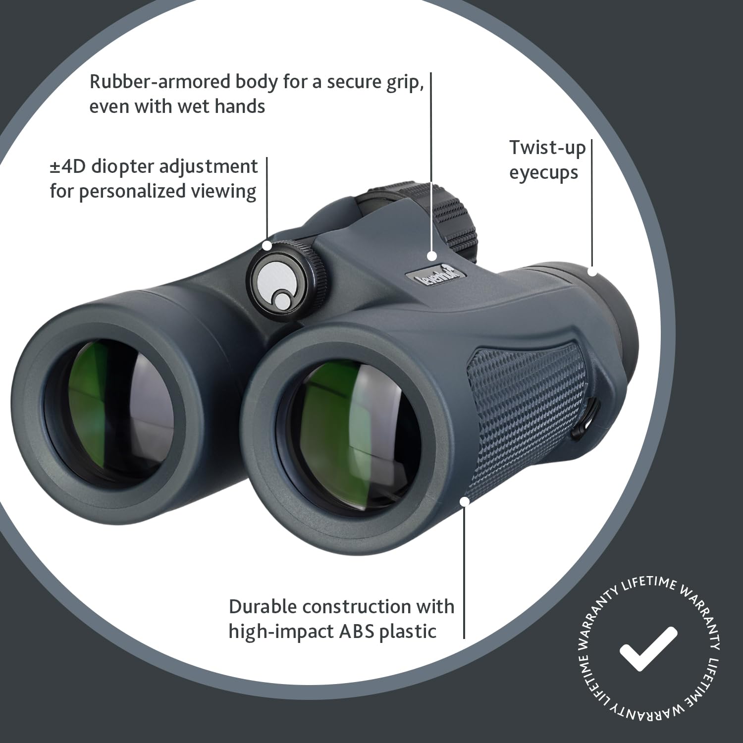 Levenhuk Karma Plus 8x32 Fernglas kompakt wasserdicht