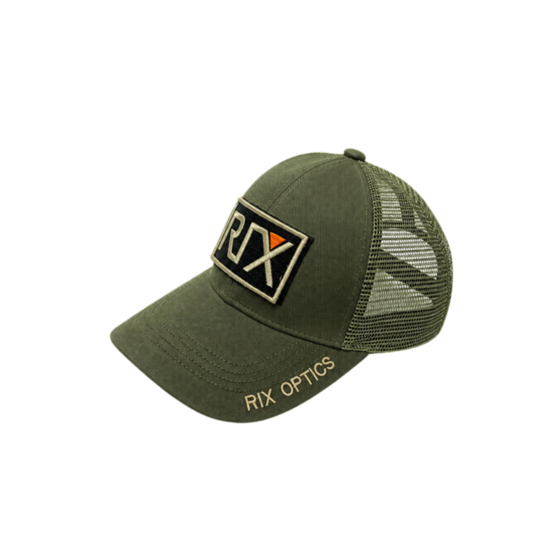 RIX Trucker Cap Mesh Snapback Schwarz