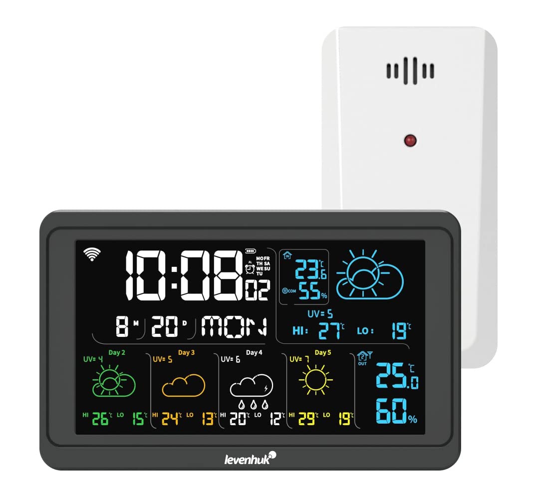 Levenhuk Wezzer PLUS LP80 Wetterstation WLAN 8-Zoll Display