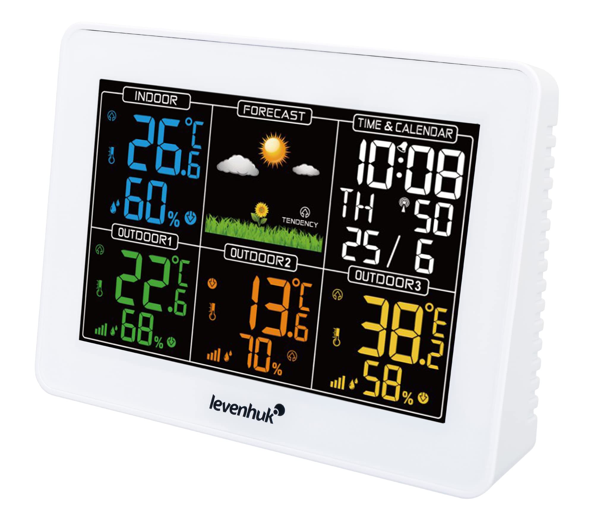 Levenhuk Wezzer Plus LP60 Wetterstation mit 3 Sensoren