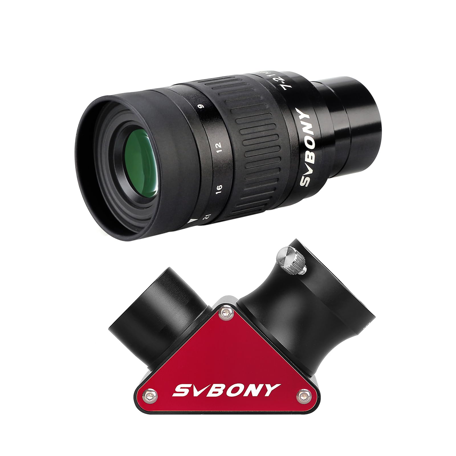 SVBONY SV135 7-21mm Zoom-Okular 1,25 Zoll mit Zenitspiegel