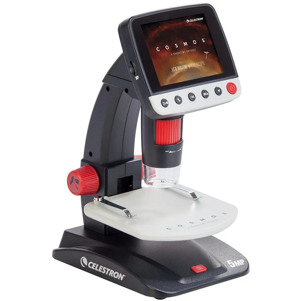 Celestron Labs Cosmos 5MP LCD Digitalmikroskop 160x Akku