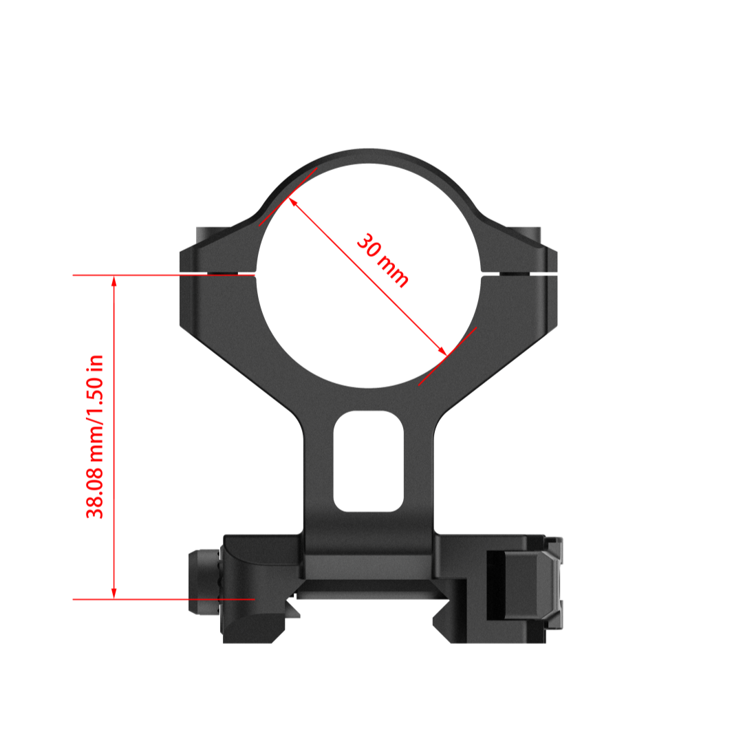 RIX QDM-L01 Picatinny Montage QD 1,5 Zoll für LEAP TOURER