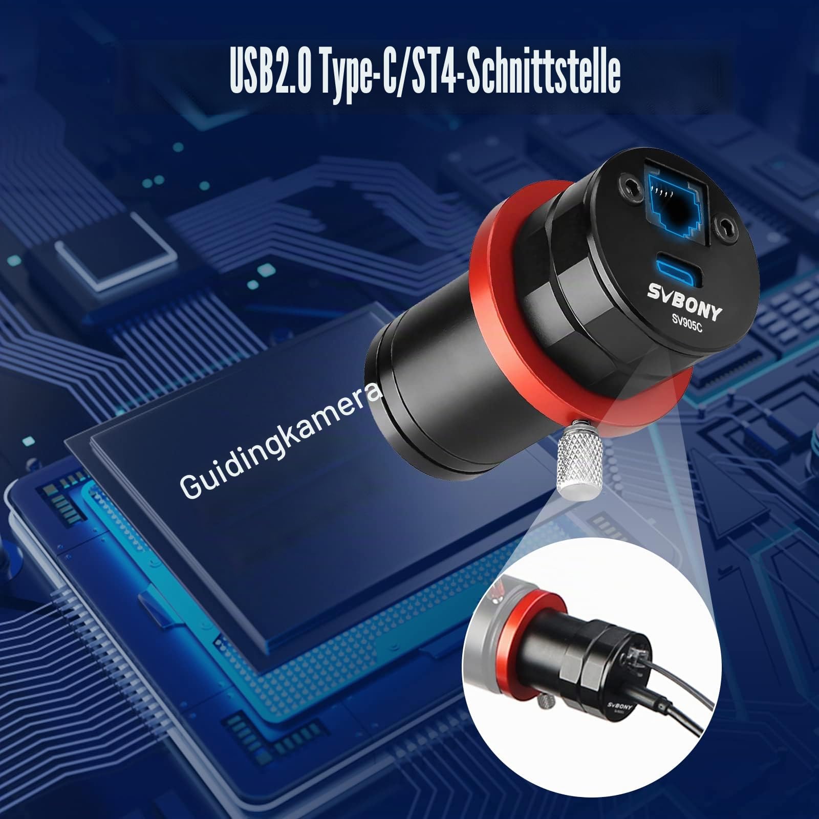 SVBONY Astro Cameras SV905C Teleskopkamera 1,25" Guiding