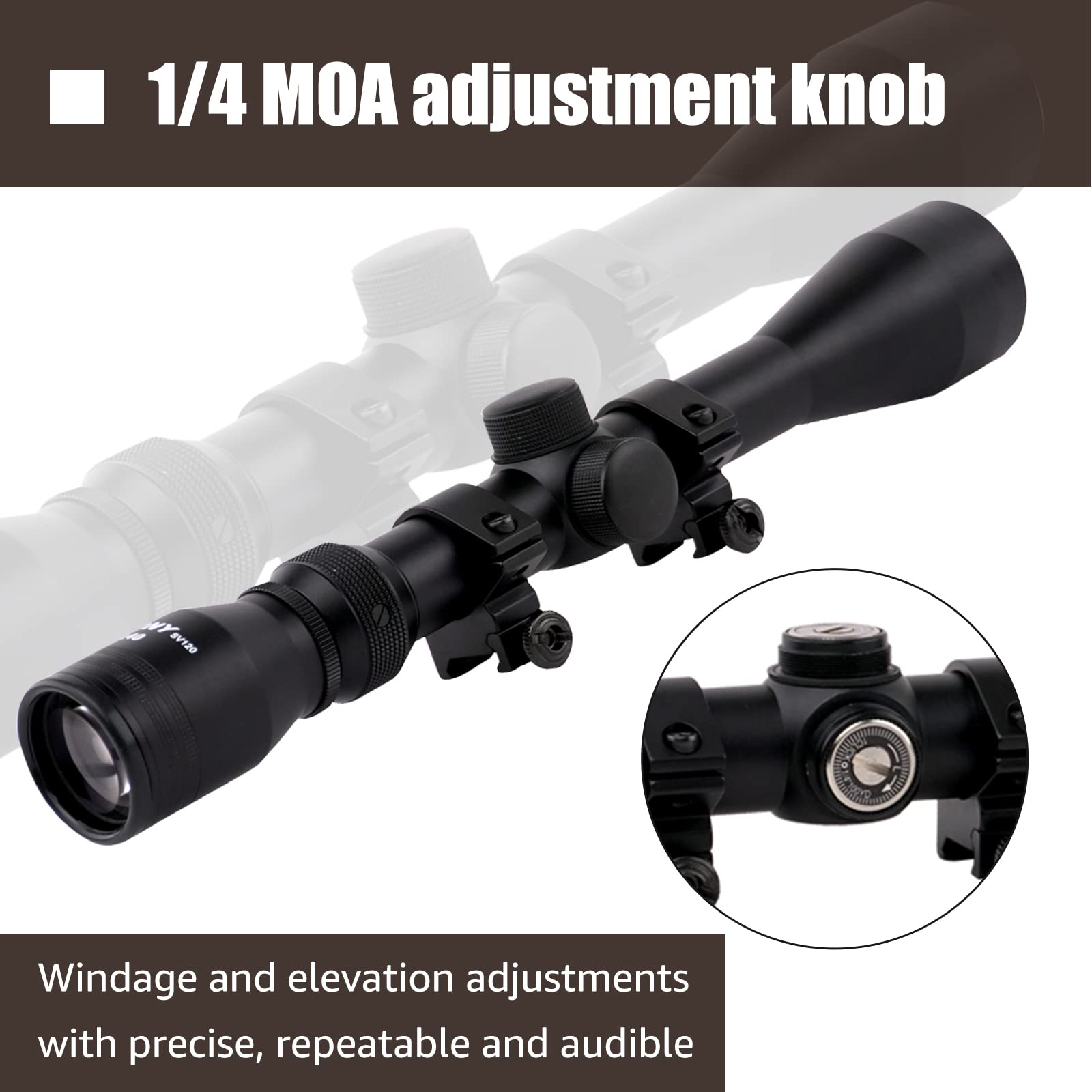 SVBONY SV120 3-9x40 Zielfernrohr Duplex-Absehen 20mm