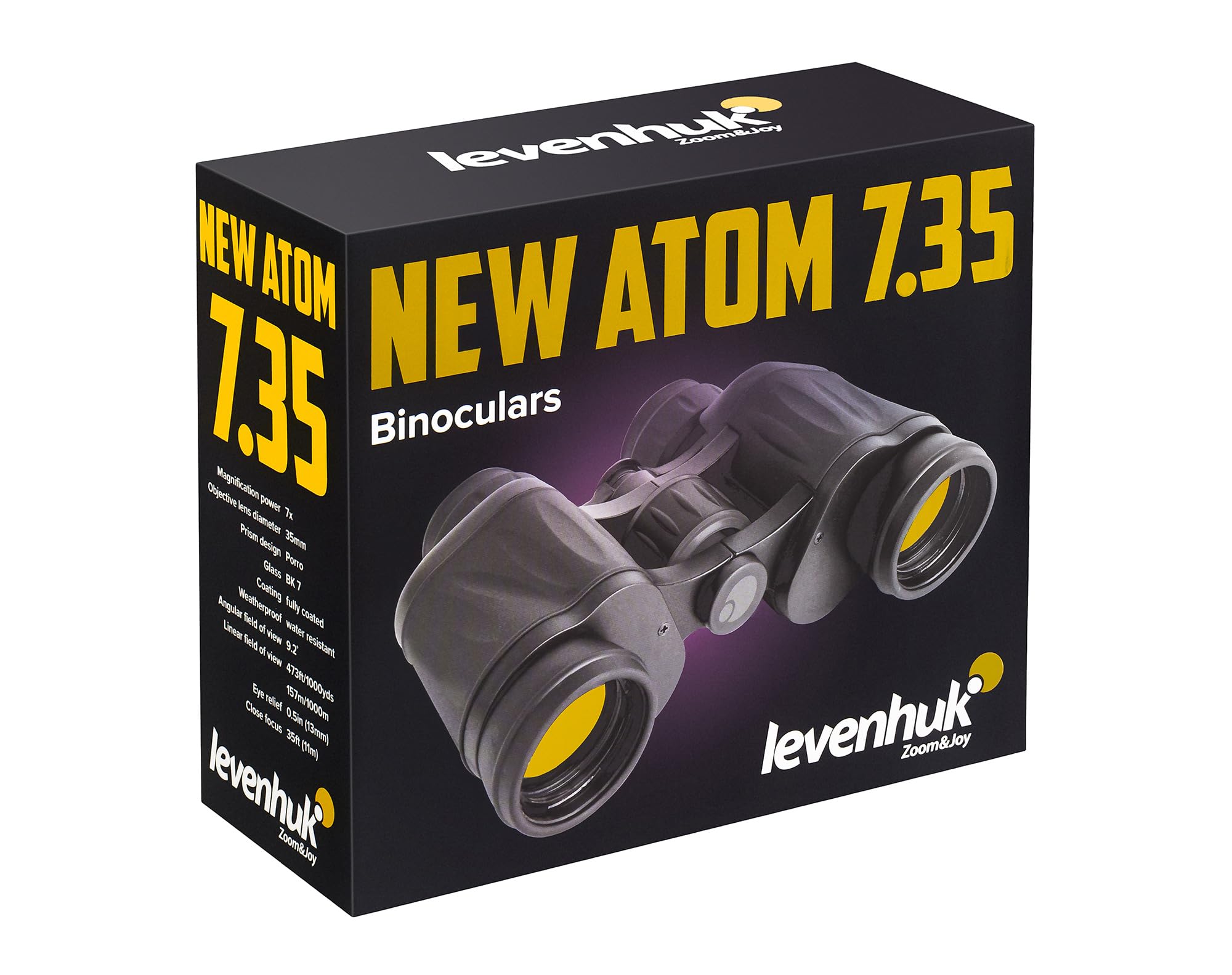 Levenhuk New Atom 7x35 Fernglas Porro leicht
