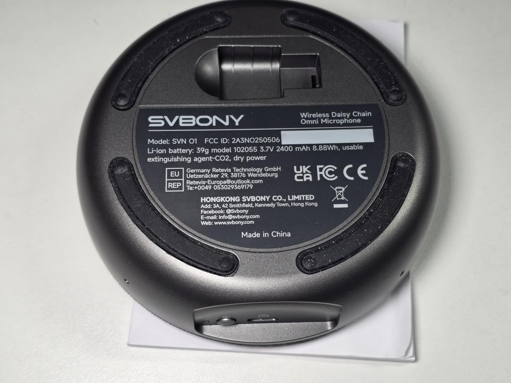 SVBONY SVN O1 Konferenzmikrofon Bluetooth Lautsprecher 360°
