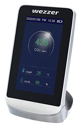 Levenhuk Wezzer Air MC60 Luftqualitätsmonitor CO2 Uhr Kalender