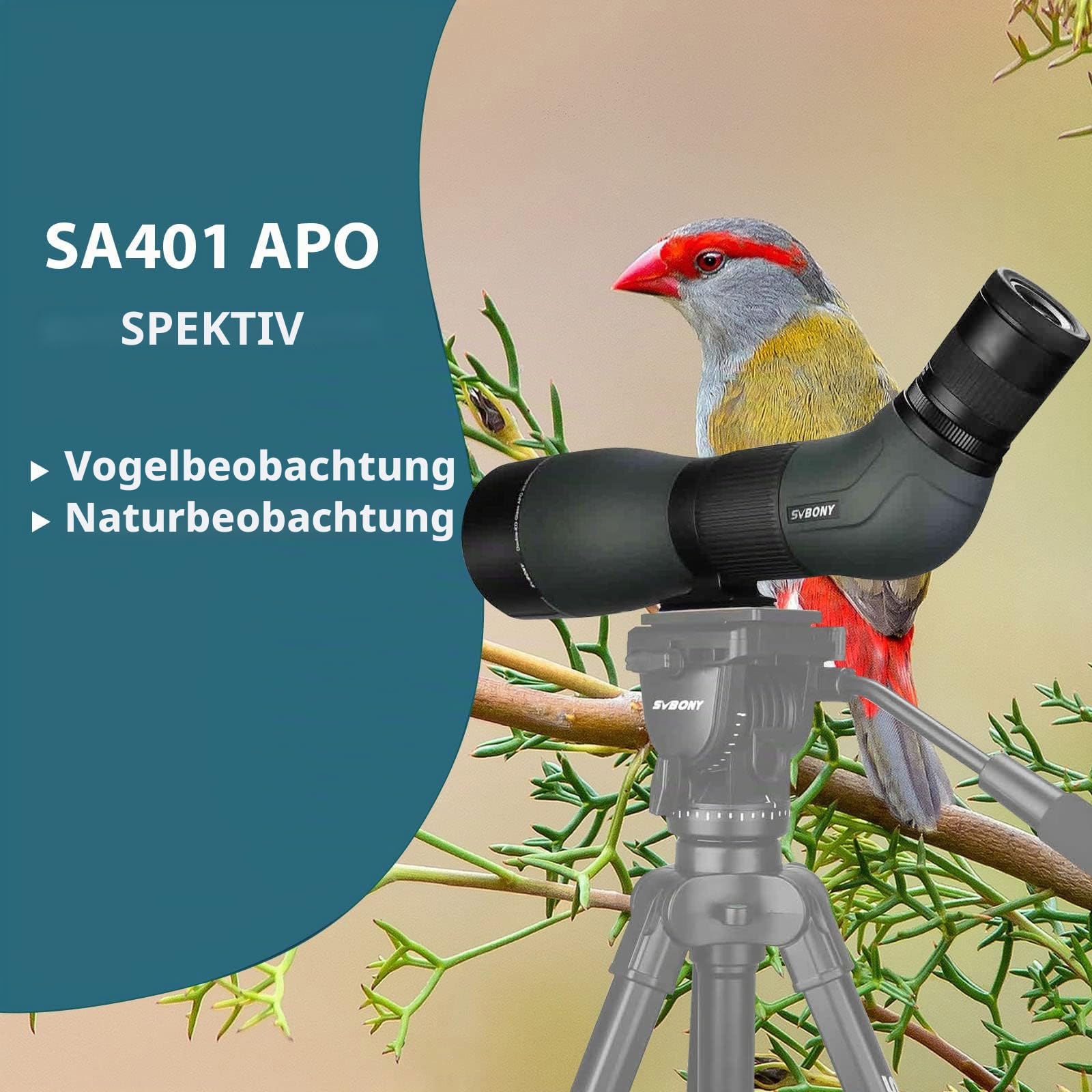 SVBONY SA401 APO Spektiv 20-60x85 abgewinkelt HD