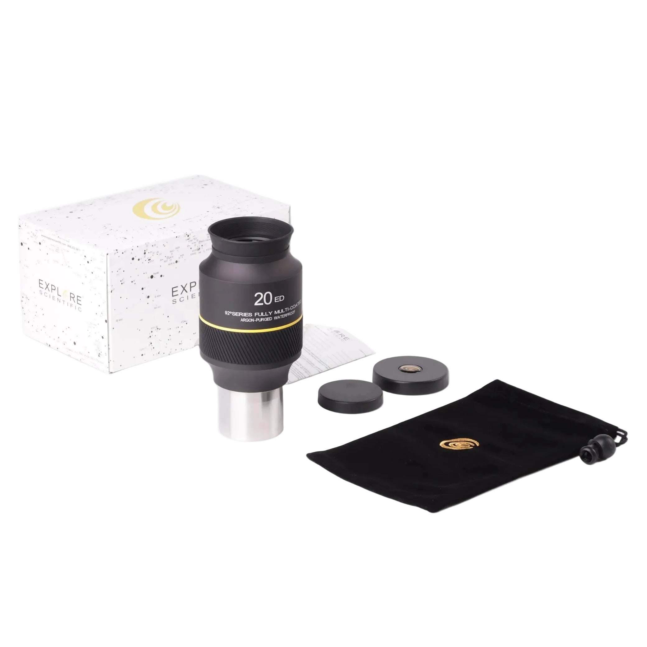 Explore Scientific 92° ED 20mm Okular 2 Zoll Ultraweitwinkel