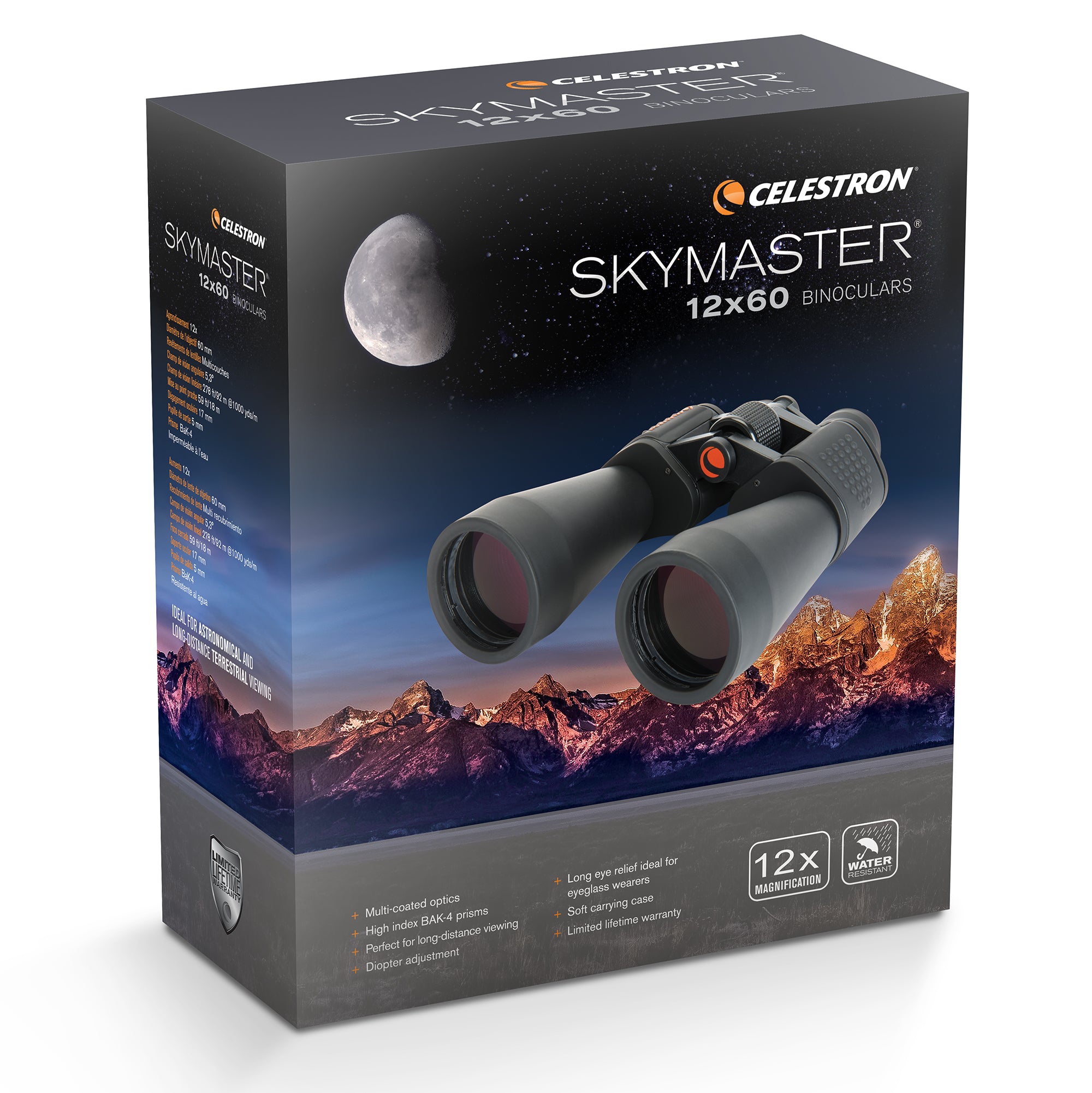 Celestron SkyMaster 12x60 Fernglas Porro BaK-4