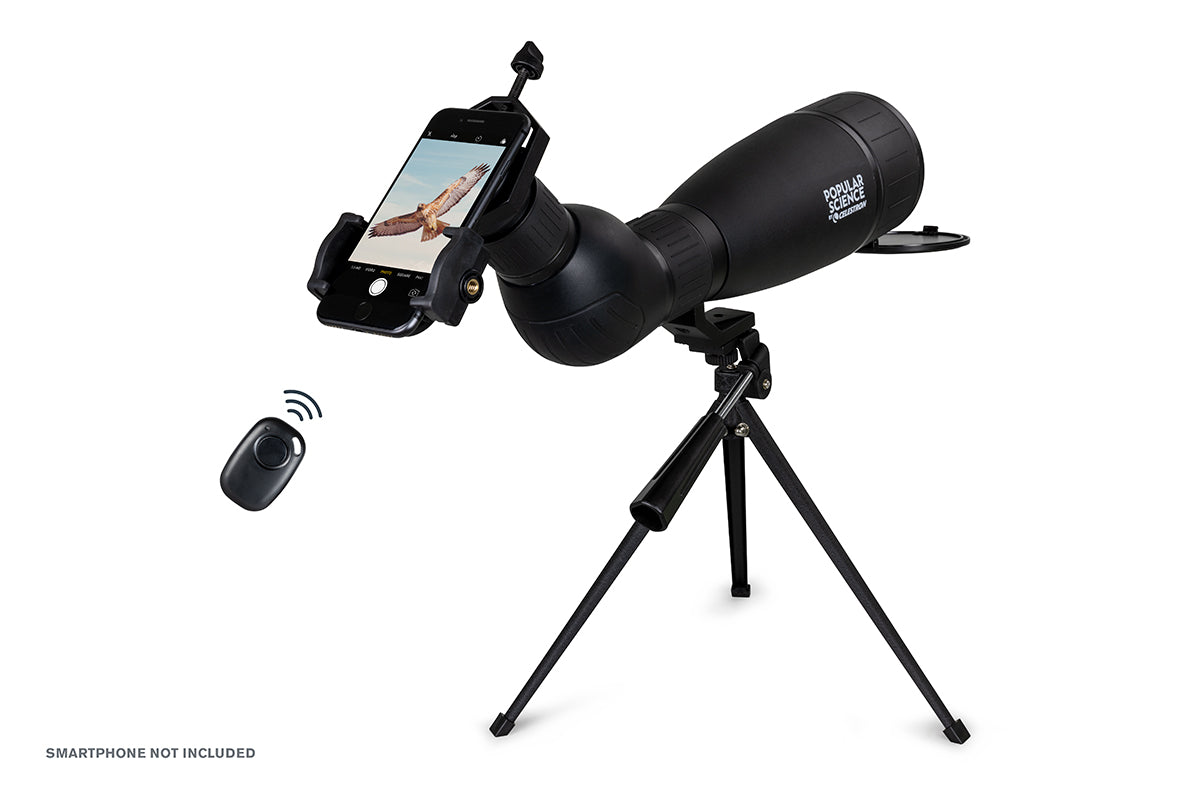 Celestron LandScout 20-60x80 Spektiv Set Handyadapter