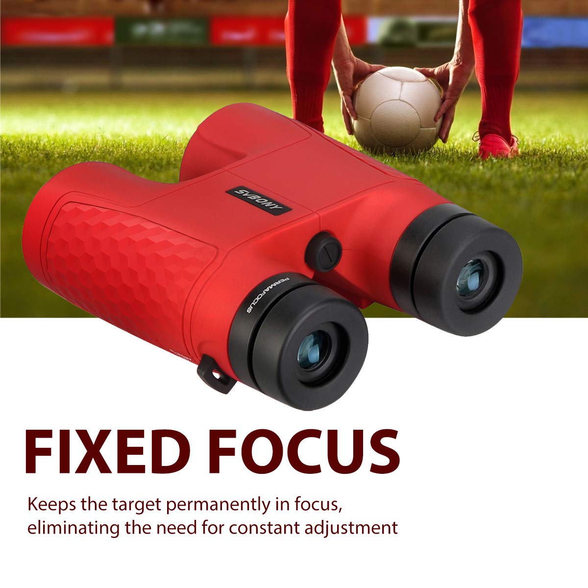 SVBONY SV30 10x42 Fernglas Autofokus Rot Fixfokus