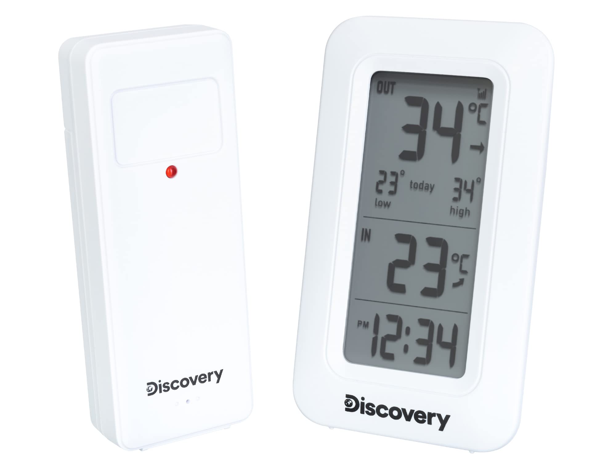 Discovery Report W10 Funk-Wetterstation mit Uhr Außensensor