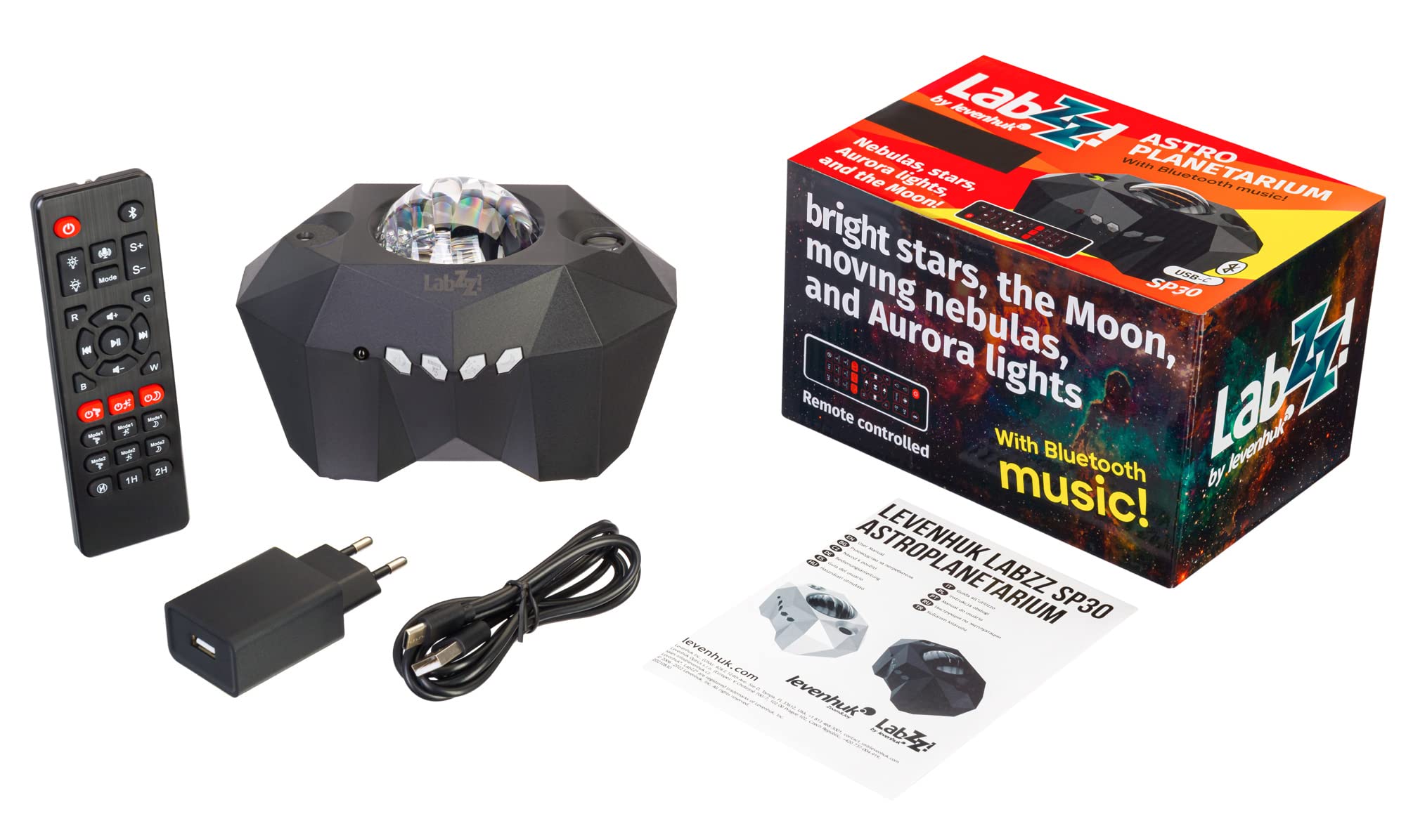 Levenhuk LabZZ SP30 Astroplanetarium Projektor schwarz Bluetooth