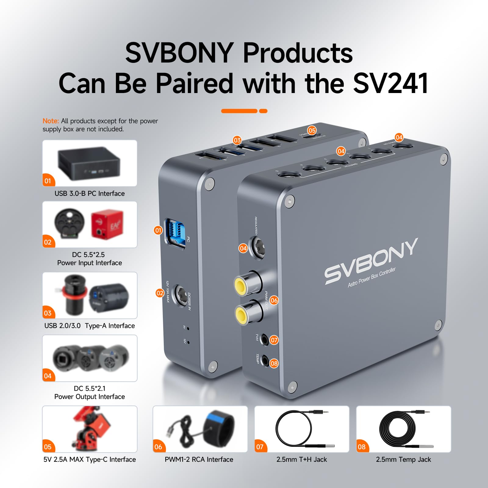 SVBONY SV241 PRO Power Management Box 12V Steuerung