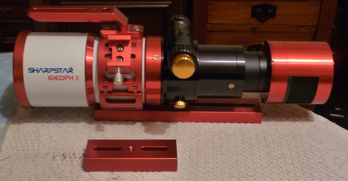 SVBONY 210mm Schwalbenschwanzplatte Teleskop Aluminium rot